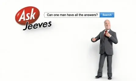 Ask Jeeves ad