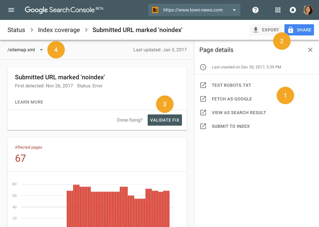 The new Google Search Console Index Coverage report