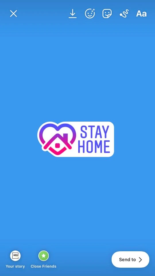 stay home