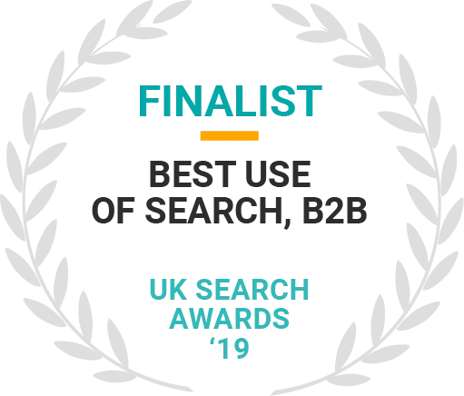 MRS Digital - FINALIST at UK Search Awards 2019 - Best Use of Search, B2B