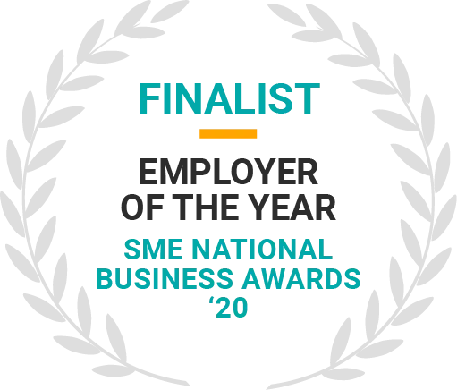 MRS Digital - FINALIST at National SME Awards 2020/21 - Employer of The Year