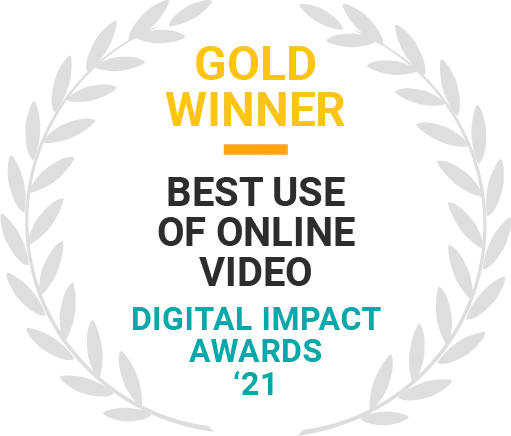 MRS Digital - GOLD WINNER at Digital Impact Awards 2021 - Best Use of Online Video