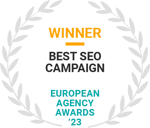 MRS Digital - WINNER at European Agency Awards 2023 - Best SEO Campaign