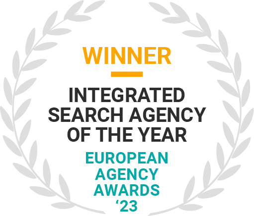 MRS Digital - WINNER at European Agency Awards 2023 - Integrated Search Agency of the Year