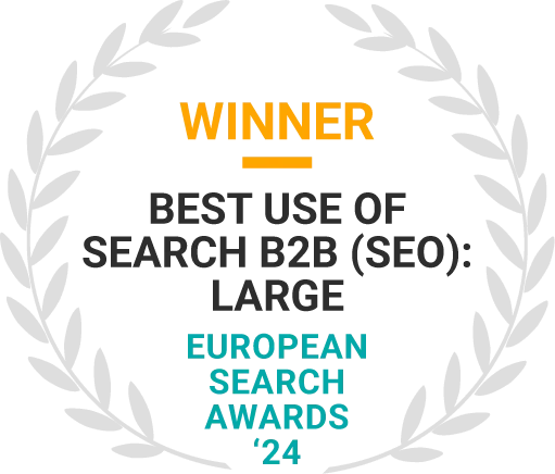 Winner: Best Use of Search B2B. European Search Awards 2024