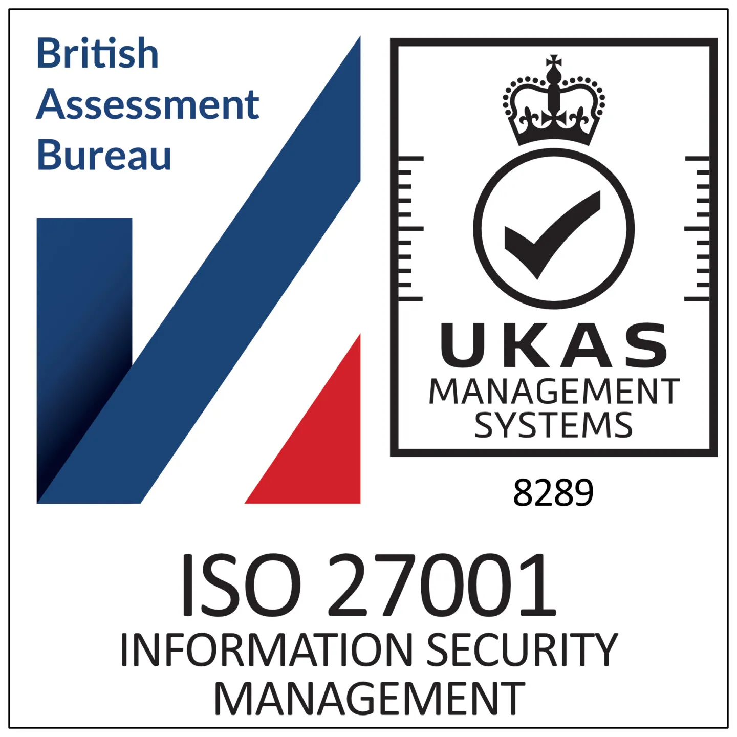 ISO 27001 certified logo