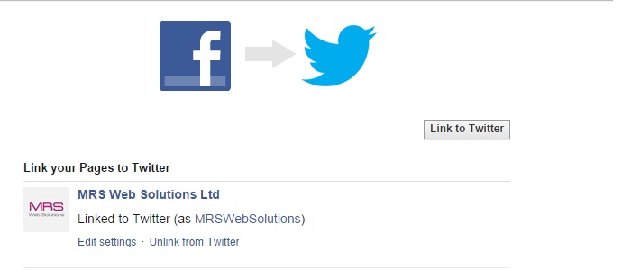 How to Link your Twitter and Facebook accounts